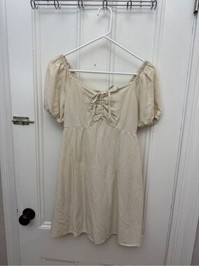 Japna Cream Dress